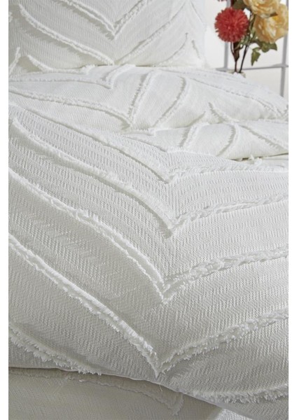 Sementina 3 Parça Çift Kişilik Pike Takımı Krem indirimleri