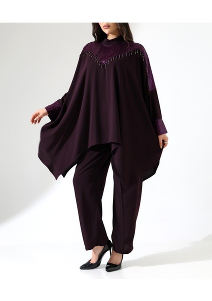 Asimetrik Işıltılı Iki Parça Abiye Takım fiyatları