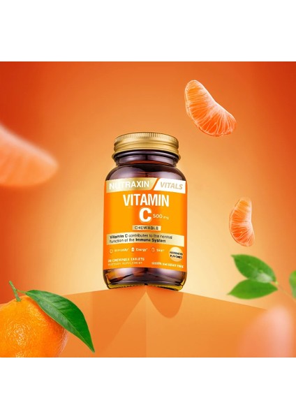 Vitamin C 500 Mg 30 Çiğneme Tablet Takviye Edici Gıda modelleri