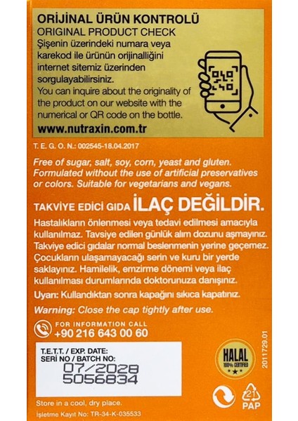 Vitamin C 500 Mg 30 Çiğneme Tablet Takviye Edici Gıda indirimleri