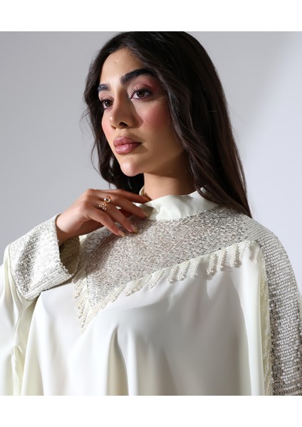 Asimetrik Işıltılı Iki Parça Abiye Takım