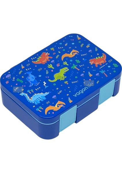 Bento 700ML Lunchbox Yeni Koleksiyon Tek Katlı 3 Bölmeli Abs Plastik Çocuk Sefer Tası Yemek Kutusu