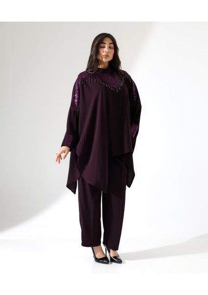 Asimetrik Işıltılı Iki Parça Abiye Takım fırsatları