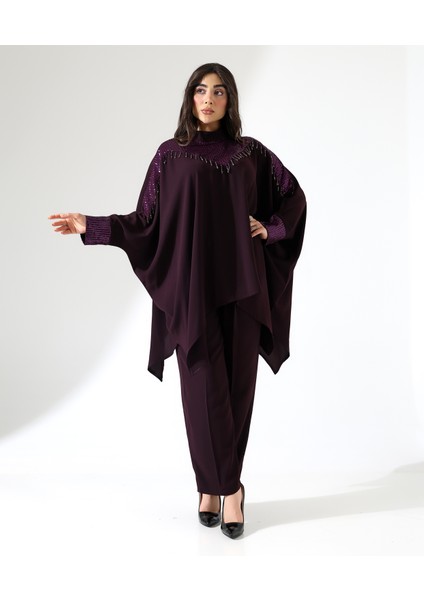 Asimetrik Işıltılı Iki Parça Abiye Takım indirimleri