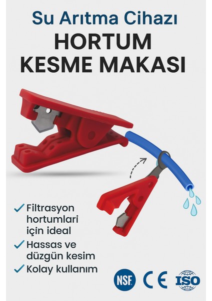 Su Arıtma Cihazı Hortum Kesme Makası