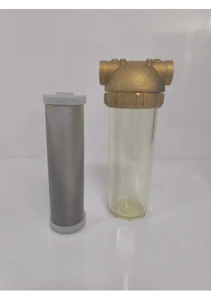 Aqua 10” Sıcak Suya Dayanıklı Bronz Housing – Paslanmaz Çelik Yıkanabilir Filtreli indirimleri