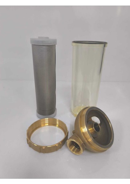 Aqua 10” Sıcak Suya Dayanıklı Bronz Housing – Paslanmaz Çelik Yıkanabilir Filtreli