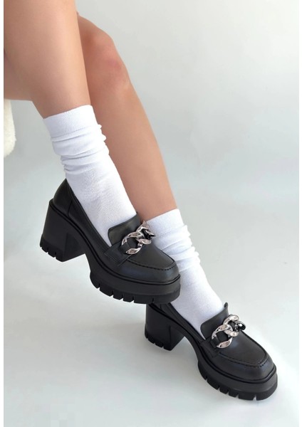 Winar Siyah Cilt Doldu Topuk Ayakkabı fiyatları