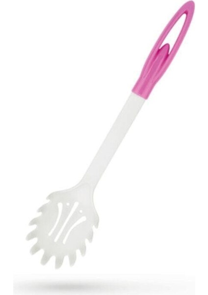 Turuncu Plastik Makarna Kepçesi, Pratik ve Şık Mutfak Gereci.