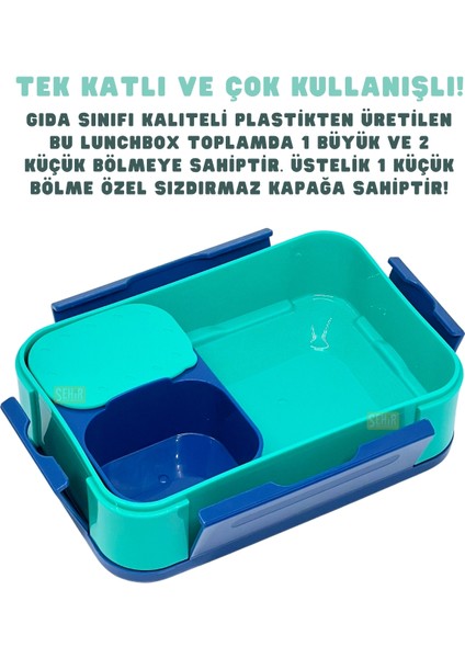 Bento 900ML Lunchbox Yeni Koleksiyon Tek Katlı 2 Bölmeli Pp Plastik Çocuk Sefer Tası Yemek Kutusu fırsatları