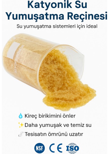 Katyonik Su Yumuşatma Reçinesi – 1 kg