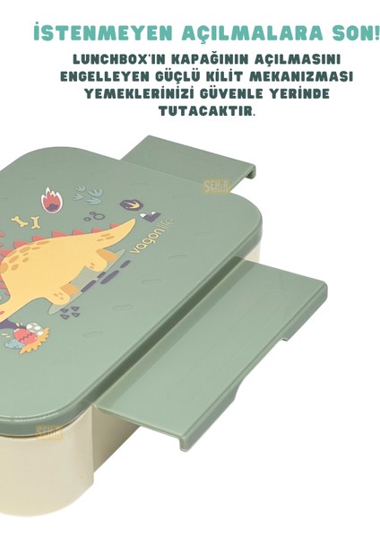 Bento 900ML Lunchbox Yeni Koleksiyon Tek Katlı 2 Bölmeli Pp Plastik Çocuk Sefer Tası Yemek Kutusu modelleri