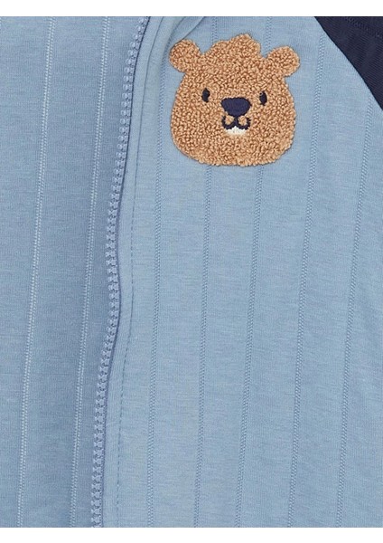 Lcw Baby Mavi Erkek Bebek Hoodie ve Eşofman Altı 2'li Takım