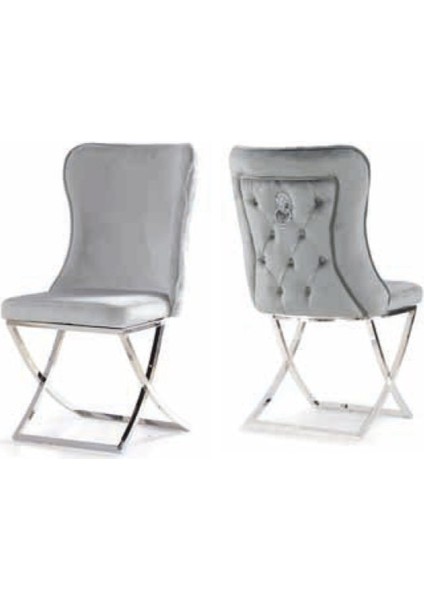 Bera Elit Ayak Gri Eylül Sandalye