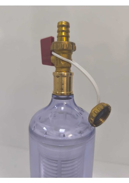 Aqua 10” Yıkanabilir Alttan Tahliyeli Ön Filtre – 1-1/2” Bağlantı Çapı