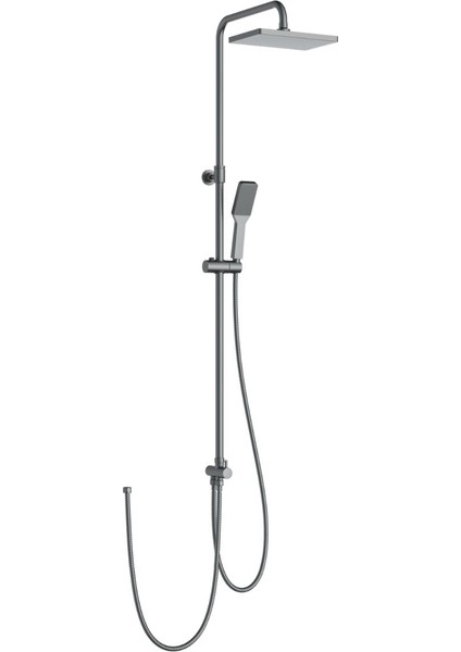 SH660GR Gun Grey/metalik Gri Tepe Duş Sistemi