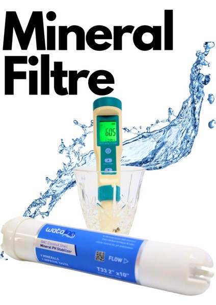 Mineral Ph Stabilizer Filtre – Sağlıklı ve Dengeli Su Deneyimi