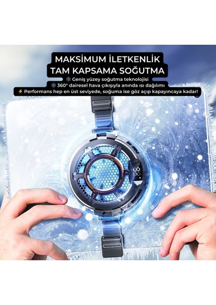 4800RPM 30W Yüksek Güçlü Telefon ve Tablet Soğutucu Fan – Sessiz, Manyetik ve Klipsli Soğutucu modelleri