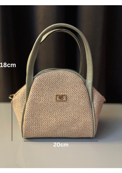 Armoni Hasır Mini El ve Omuz Çantası fiyatları