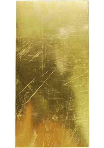 Sarı 10X20 cm Metal Plaka – Takı Tasarım Dersleri Için Öğrenci Malzemesi