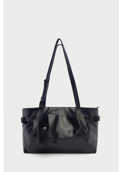 Bybo Vintage Omuz Çantası Siyah