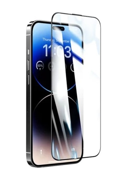 iPhone 17 / 17 Air / 17 Pro / 17 Promax Için Anti Static Temperli 9h Tam Kaplayan Darbeye Dayanıklı Ekrankoruyucu