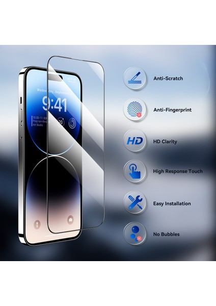 iPhone 17 / 17 Air / 17 Pro / 17 Promax Için Anti Static Temperli 9h Tam Kaplayan Darbeye Dayanıklı Ekrankoruyucu fiyatları