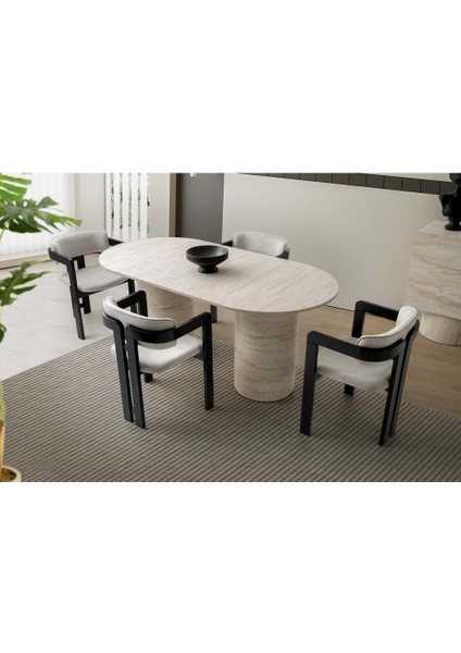 Mobilgen (Sadece Masa) Traverten Pamukkale Masa modelleri