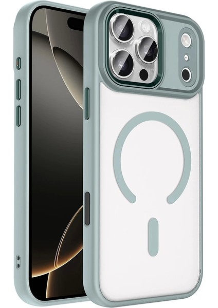 Apple iPhone 17 Pro Kılıf Wireless Şarj Özellikli Redclick Krom M-Safe Silikon Kapak fiyatları