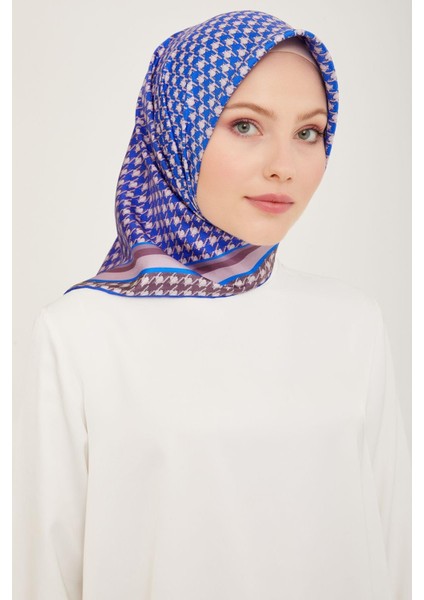 %100 Twill Ipek Eşarp 4000D 04