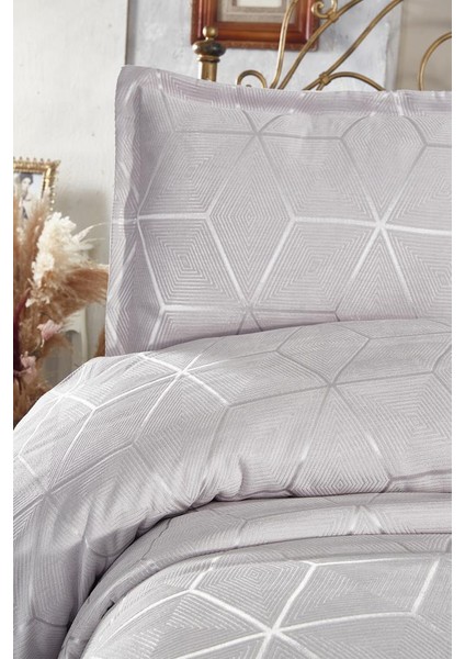 Verona 3 Parça Çift Kişilik Yatak Örtüsü Gri modelleri