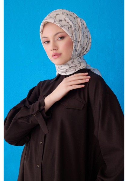 %100 Twill Ipek Eşarp 4109D 83
