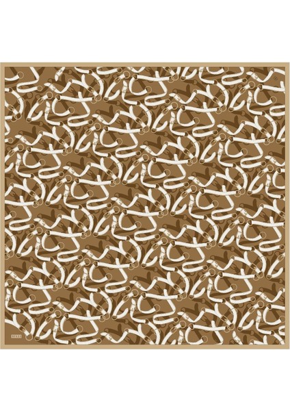 %100 Twill Ipek Eşarp 4125D 04 modelleri