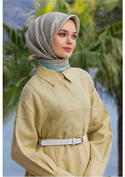 %100 Twill Ipek Eşarp 4124D 52