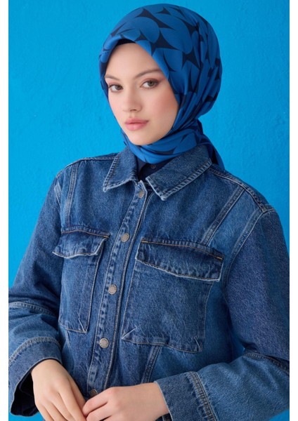 %100 Twill Ipek Eşarp 4117D 54