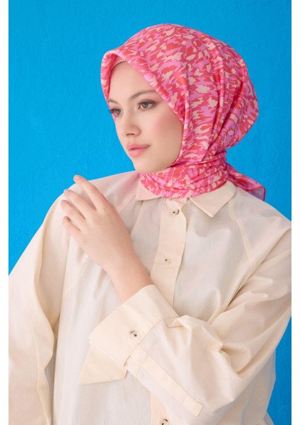 %100 Twill Ipek Eşarp 4103D 80