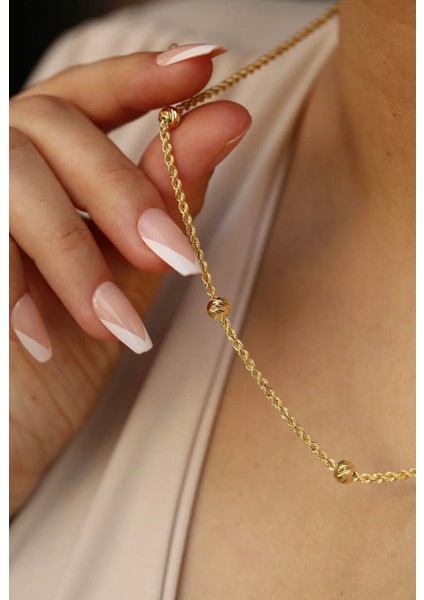 14 Ayar Halat Dorika Kolye 2.94 Gr. modelleri