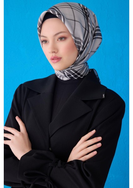 %100 Twill Ipek Eşarp 4122D 03