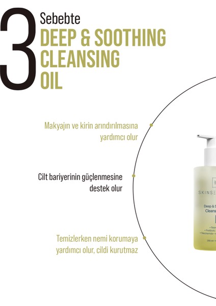 Deep & Soothing Cleansing Oil | Resveratrol’ün Dokunuşuyla Cilt Temizliğinde Yenilik indirimleri