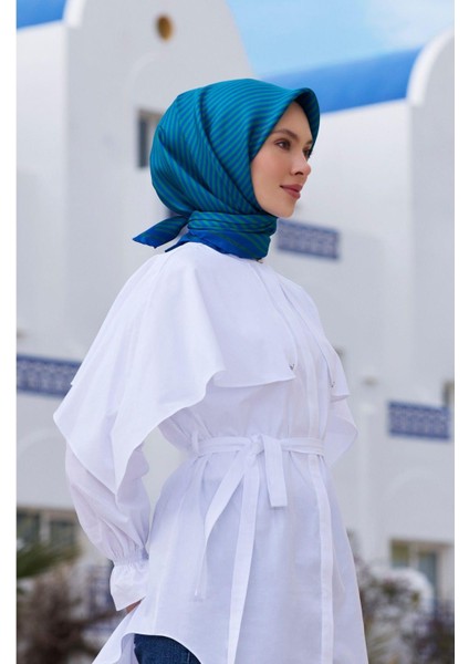 %100 Twill Ipek Eşarp 4115D 81