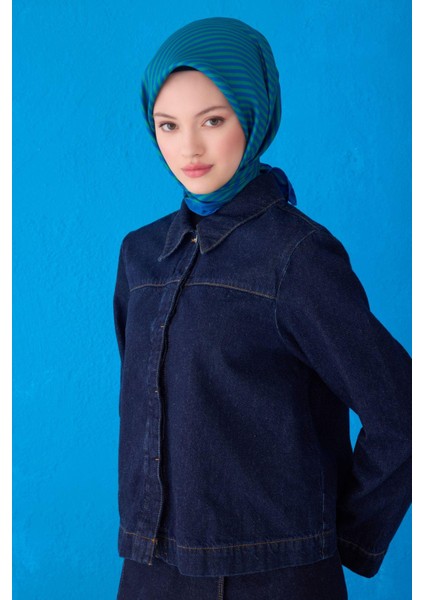 %100 Twill Ipek Eşarp 4115D 81 modelleri