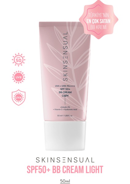 Bb Krem Light | 50 Spf Uva/Uvb Pa++++