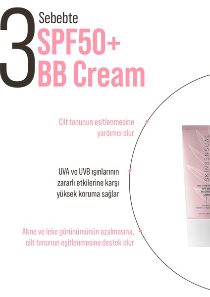 Bb Krem Light | 50 Spf Uva/Uvb Pa++++ indirimleri