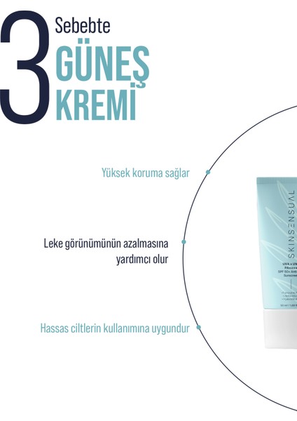 Leke Karşıtı, Nemlendirme Etkili Güneş Kremi 50 Spf Uva/uvb Pa++++ indirimleri