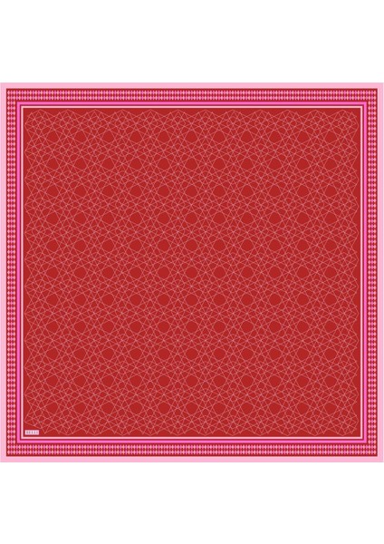 %100 Twill Ipek Eşarp 4053D 07