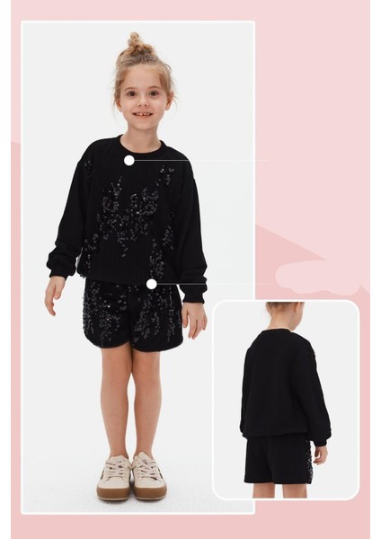 Kız Şort Takım Pul Payet 25KNK3953459526 fiyatları