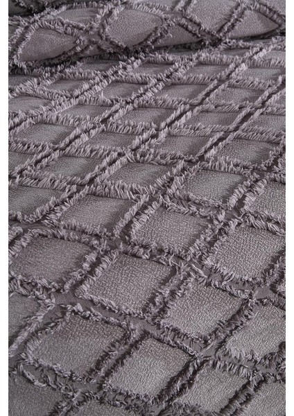 Vesya 3 Parça Çift Kişilik Pike Takımı Antrasit modelleri