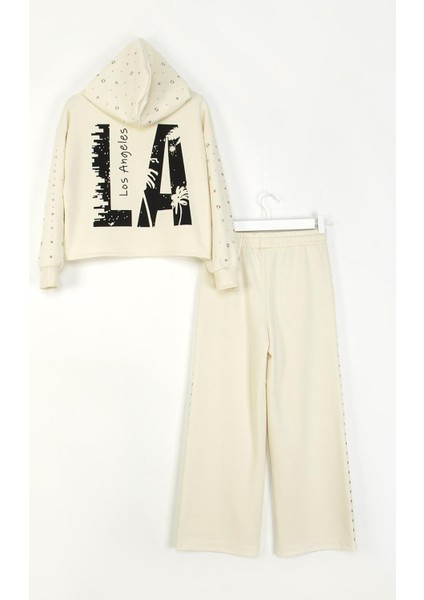 Kız Taşlı Eşofman Takım 25KDMB9854 fiyatları