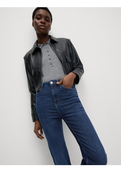 Harper Supersoft Yüksek Bel Jean Pantolon