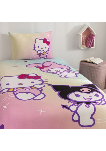 Lisanslı Hello Kitty & Friends Pamuk Tek Kişilik Nevresim Takımı fiyatları